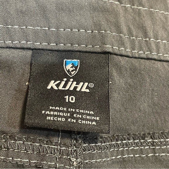 Kuhl Dark Gray Born In The Mountains Hiking Gorpcore Shorts, Women’s Sz 10 - Picture 3 of 5